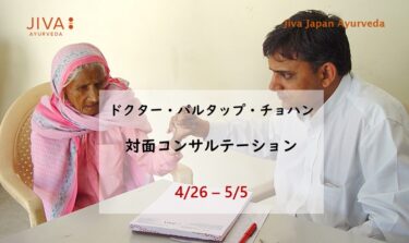 Dr.パルタップ・チョハン★対面アーユルヴェーダ・コンサルテーション (4/26-5/5)